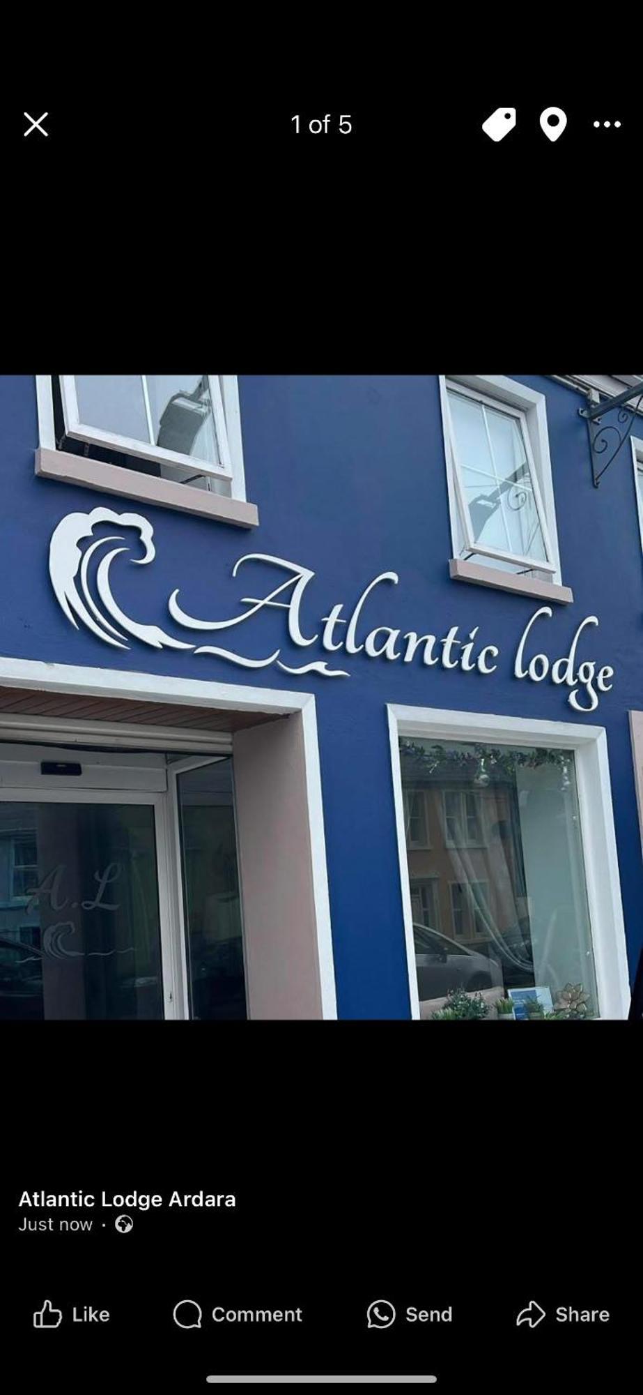 Atlantic Lodge, Main Street Ardara Exterior foto